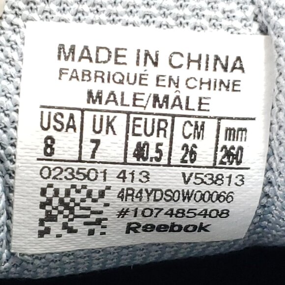 Reebok Zigtech Mens Size 8 Black Athletic Running Shoes Mesh Lace-Up - Picture 9 of 9